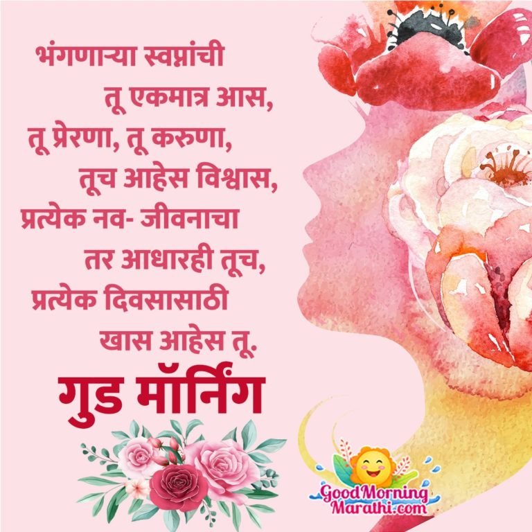 Good Morning Women Empowerment Marathi Shayari - Good Morning Marathi ...